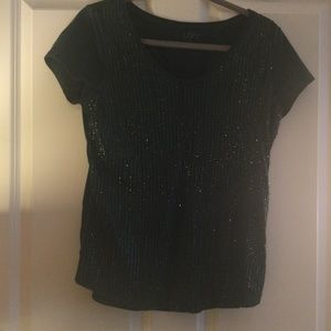 Dark green sparkle shirt